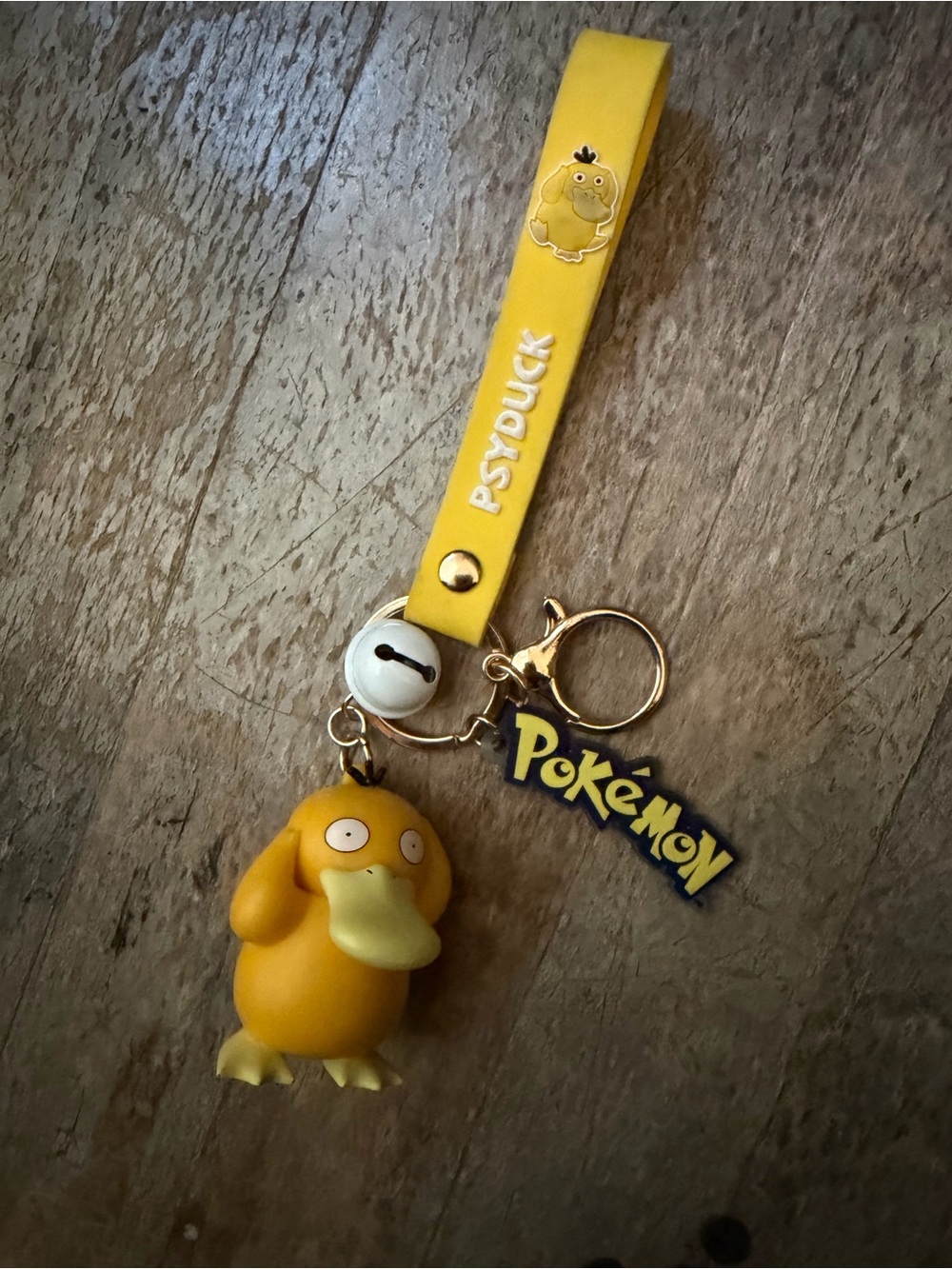 Pokemon Psyduck Yellow Keychain Charm